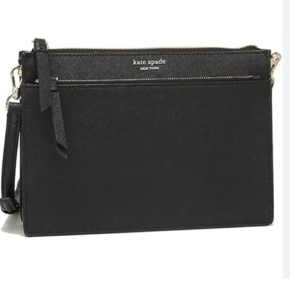 Kate Spade Black Cameron Crossbody Bag Sleek Design